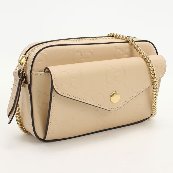 Gucci Chain Crossbody Shoulder Bag Leather