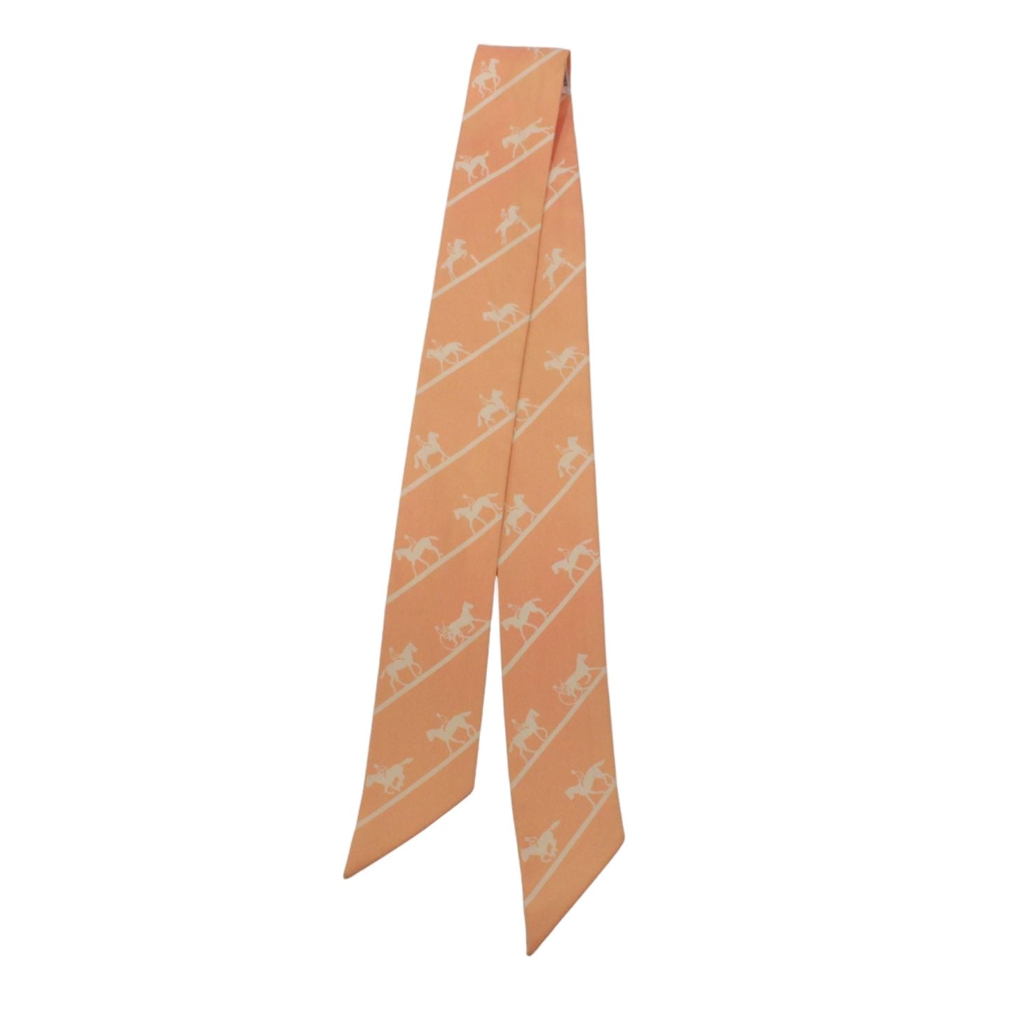 Hermes Twirle Allure Silk Orange Scarf