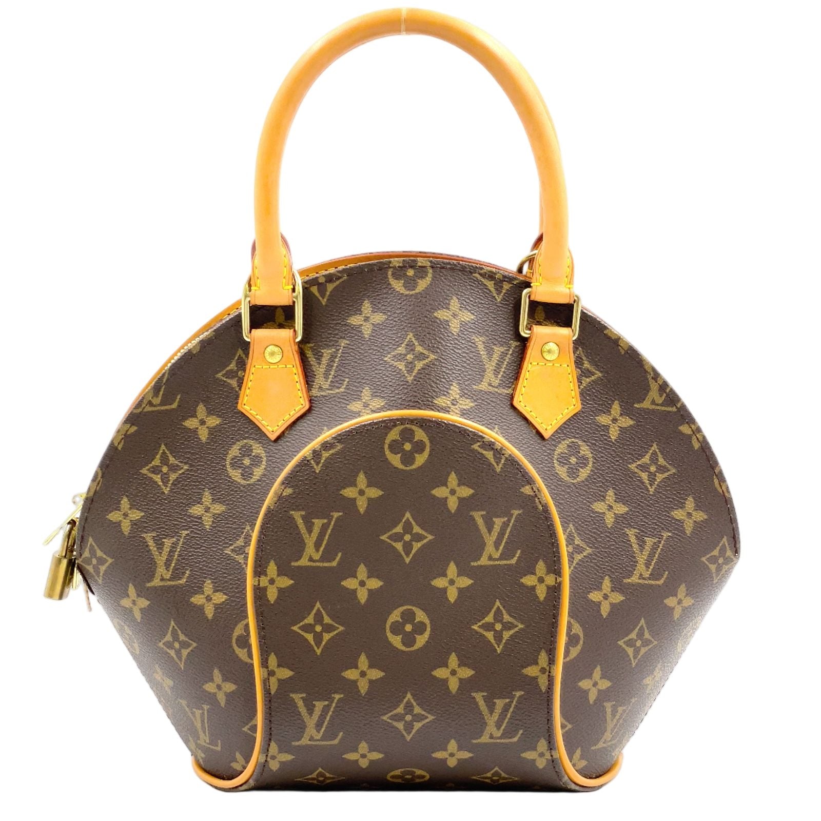 Louis Vuitton Ellipse PM Monogram Leather Brown Light Handbag Gold