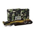 Fendi Mamma Bucket Camouflage Shoulder Bag 7 Va472 Nylon Leather Green Beige