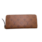Louis Vuitton Portefeuille Clemence Monogram Reverse Zip Around Wallet