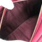Prada Long Wallet Saffiano Pink Peonia Gold Hardware Round Zipper Ribbon — view 6