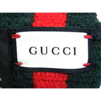 Gucci Wool And Polyester Headband Hair Accessory Size M 57 Greenish Red — view 3