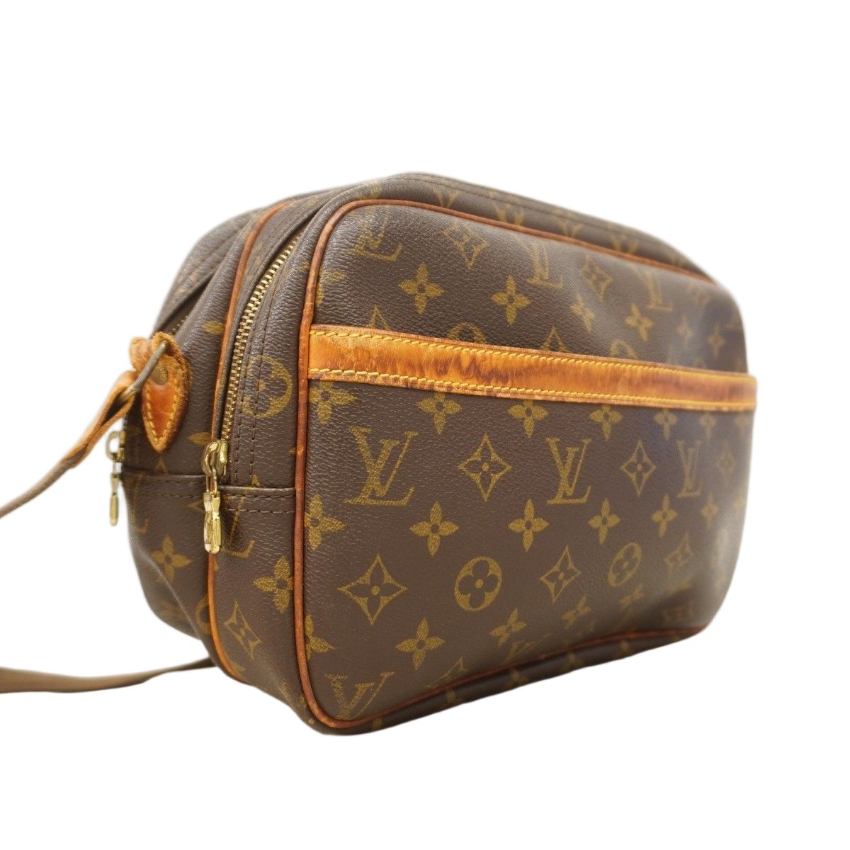 Louis Vuitton Shoulder Bag Monogram Reporter PM Brown — view 2