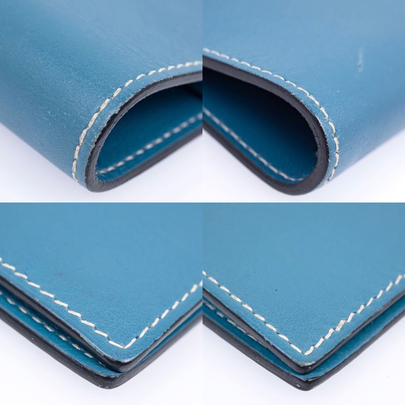 Hermes Agenda PM Blue Jean Swift Notebook Cover — view 5