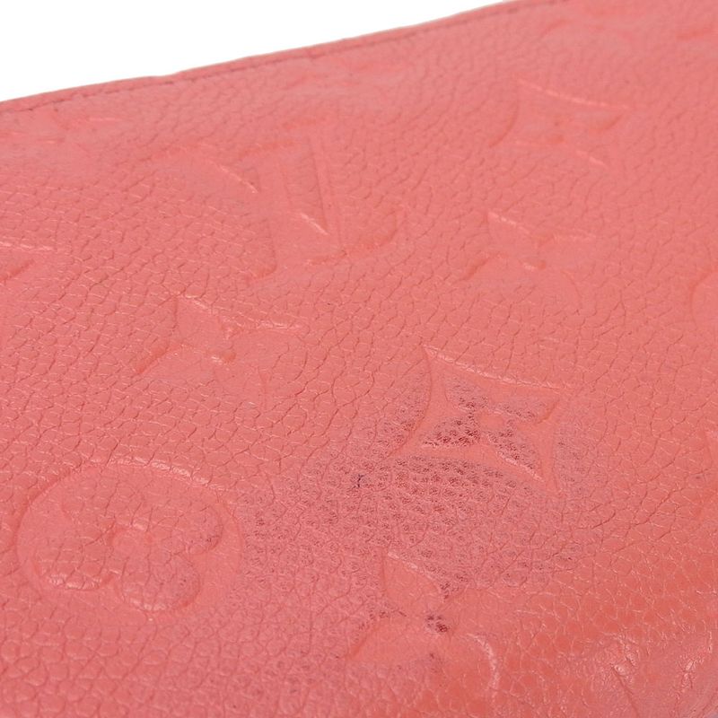 Louis Vuitton Long Wallet Monogram Empreinte Blossom Pink Gold Hardware — view 5