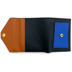 Celine Trifold Wallet Black Brown Blue — view 6