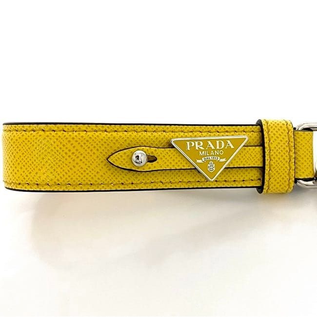 Prada Key Holder Yellow 2 Pp68 T Never — view 2