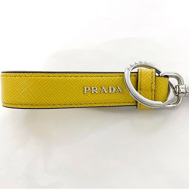 Prada Key Holder Yellow 2 Pp68 T Never — view 3