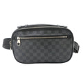 Louis Vuitton Damier Graphite Ambler Belt Bag Black Gray