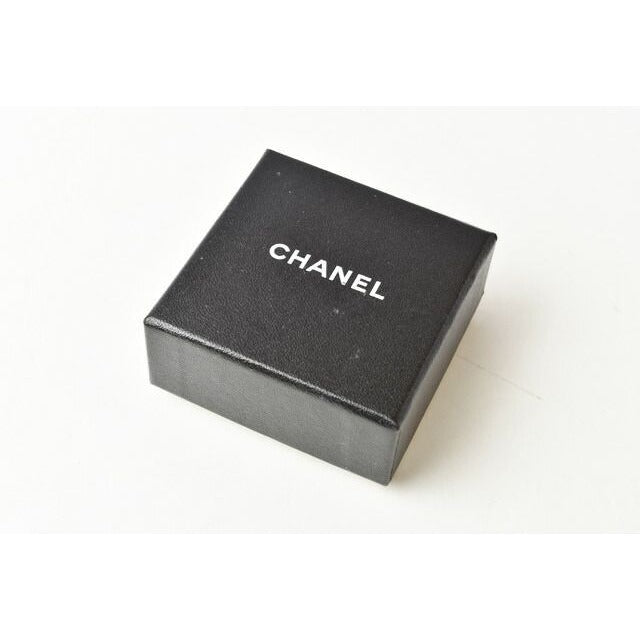 Chanel Earrings Vintage Coco Mark Circle Gold Black Silver — view 5