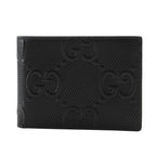 Gucci GG Embossed Bifold Cuff Black Billfold