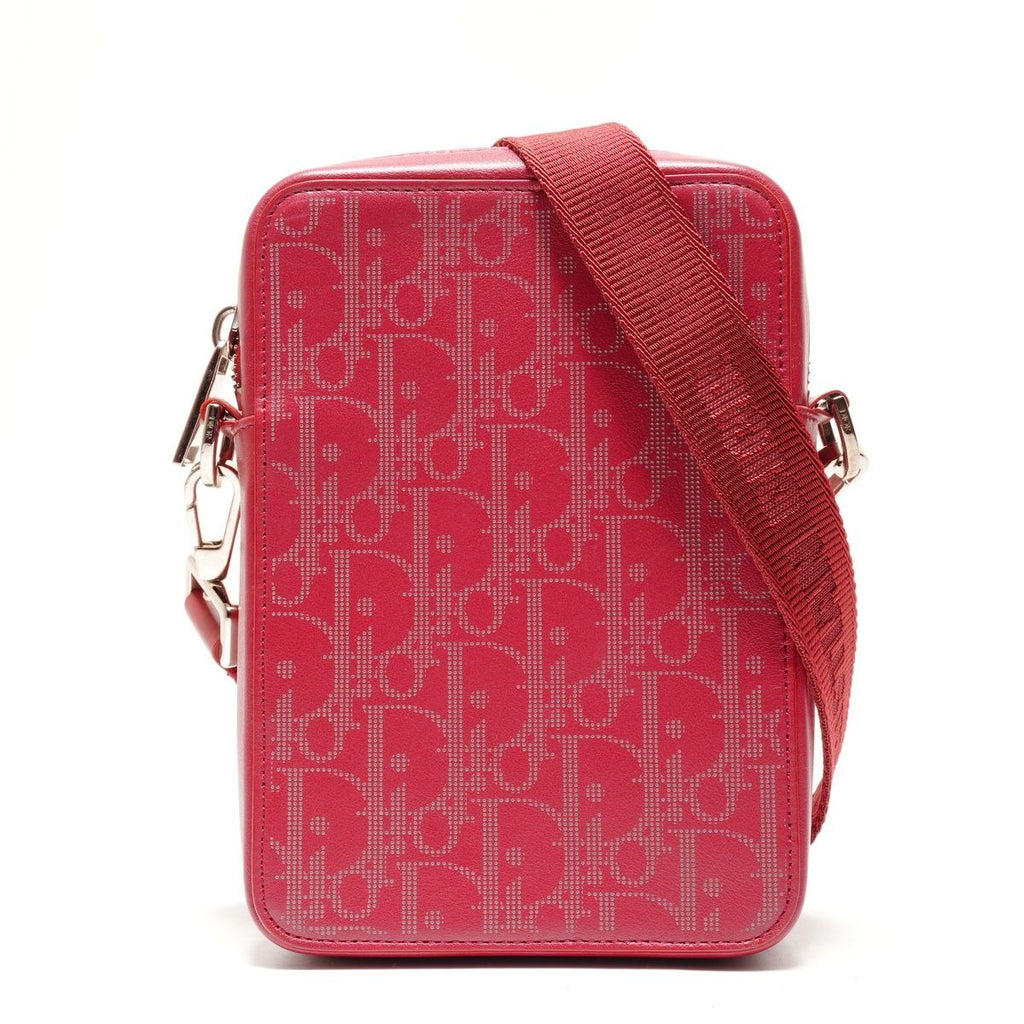 Dior Shoulder Bag Trotter Leather Oblique