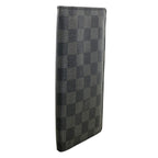 Louis Vuitton Wallet Damier Graphite Portefeuille Brazza Black — view 2
