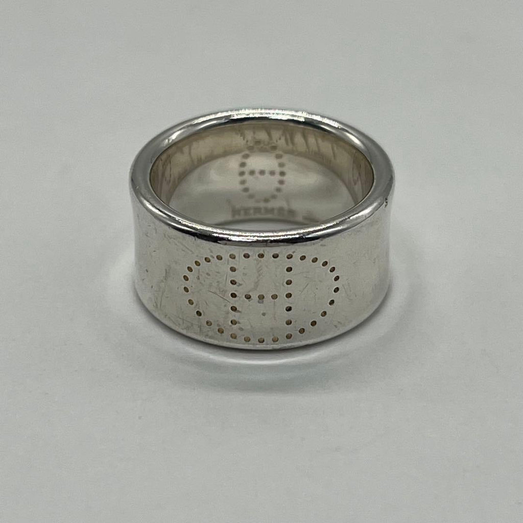 Hermes Eclipse Ribbon Ring Size 54 SV 925 — view 2