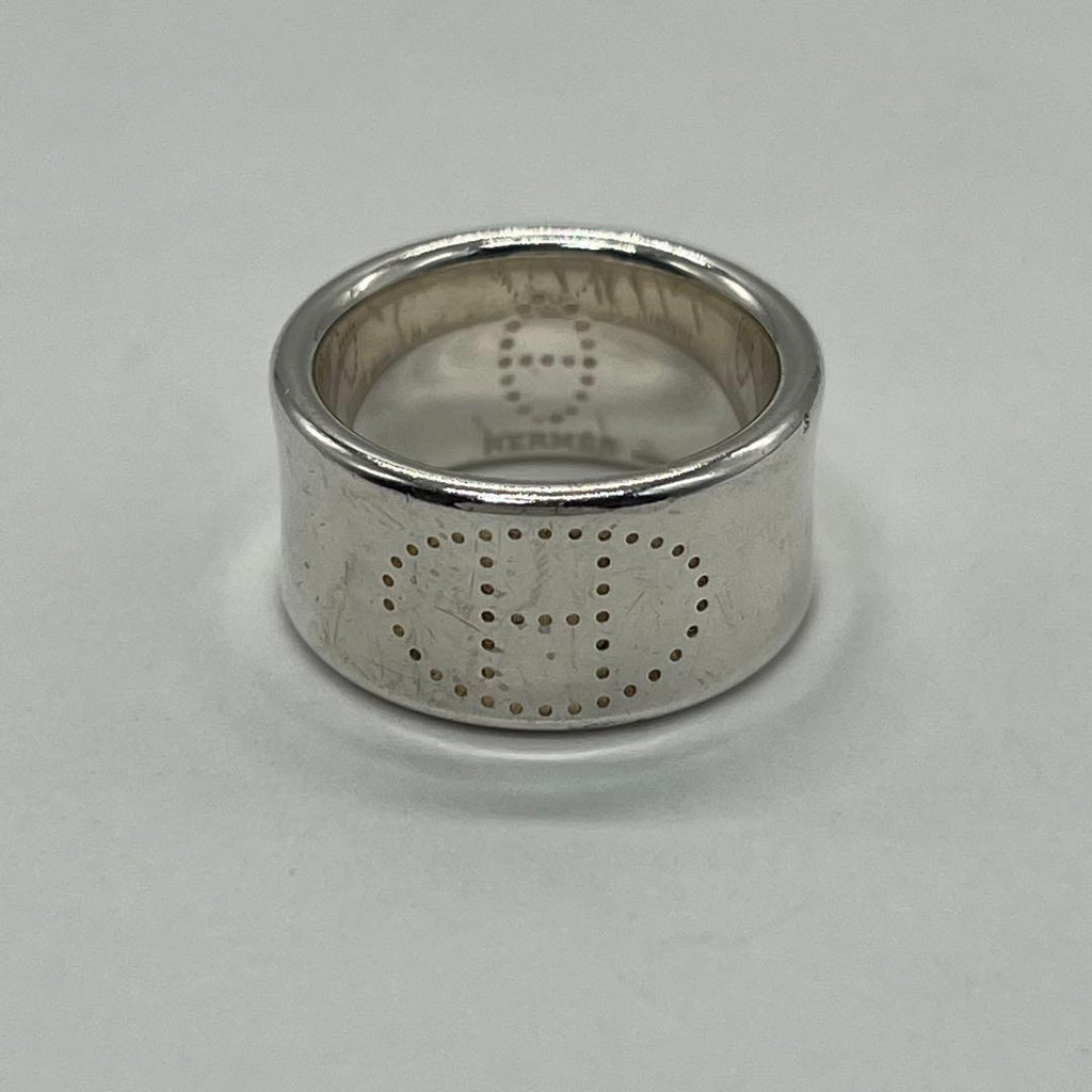 Hermes Eclipse Ribbon Ring Size 54 SV 925