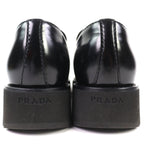 Prada Brushed Leather Loafers Shoes Thick — view 5