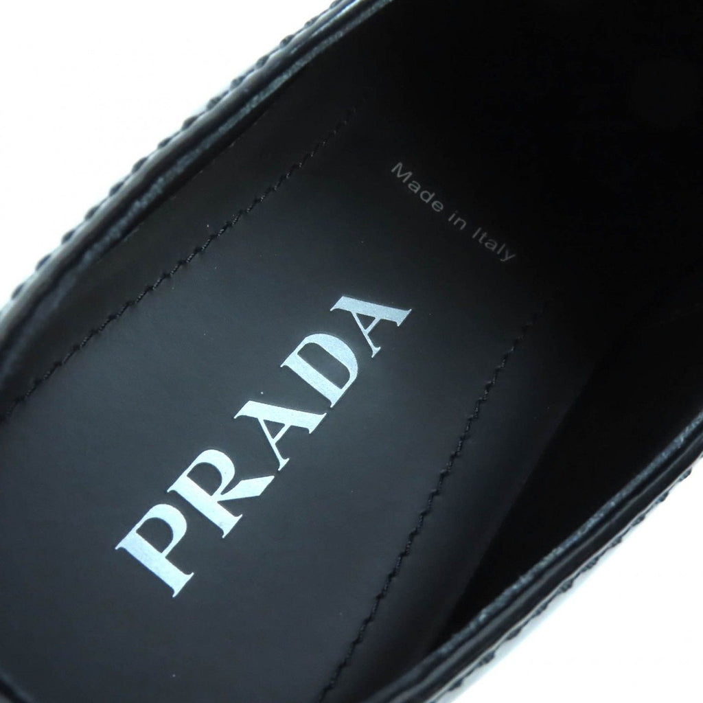 Prada Brushed Leather Loafers Shoes Thick — view 9