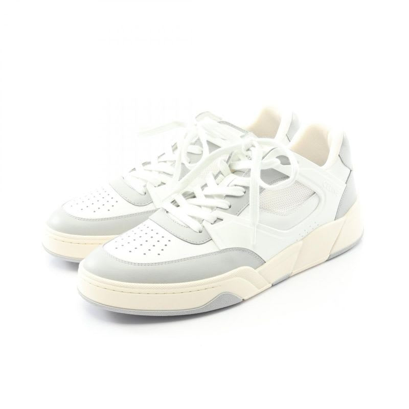Celine Sneakers Triomphe C00 Dp40 White Gray Beige Leather