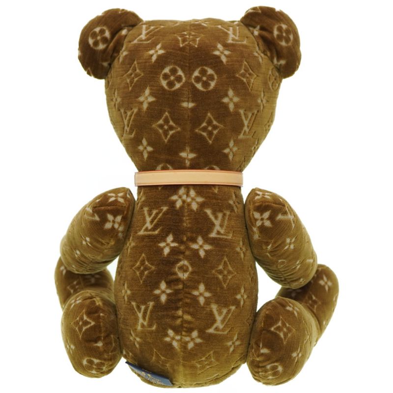 Louis Vuitton Monogram Doudou Teddy Bear Limited Edition 2021 Gi0739 Velour — view 5