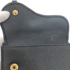 Christian Dior Trifold Wallet Black Saddle — view 8