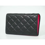 Chanel Coco Mark Cambon Line Long Wallet Leather Black — view 2