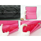 Chanel Coco Mark Cambon Line Long Wallet Leather Black — view 7