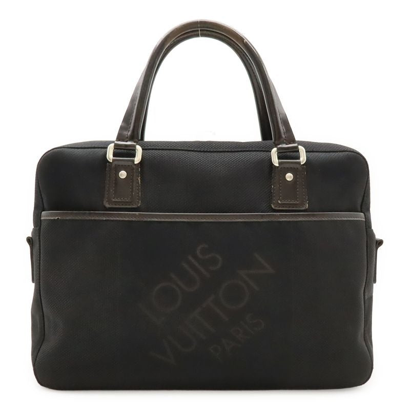 Louis Vuitton Damier Geant Yac Business Bag Briefcase Document Purse Noir Black