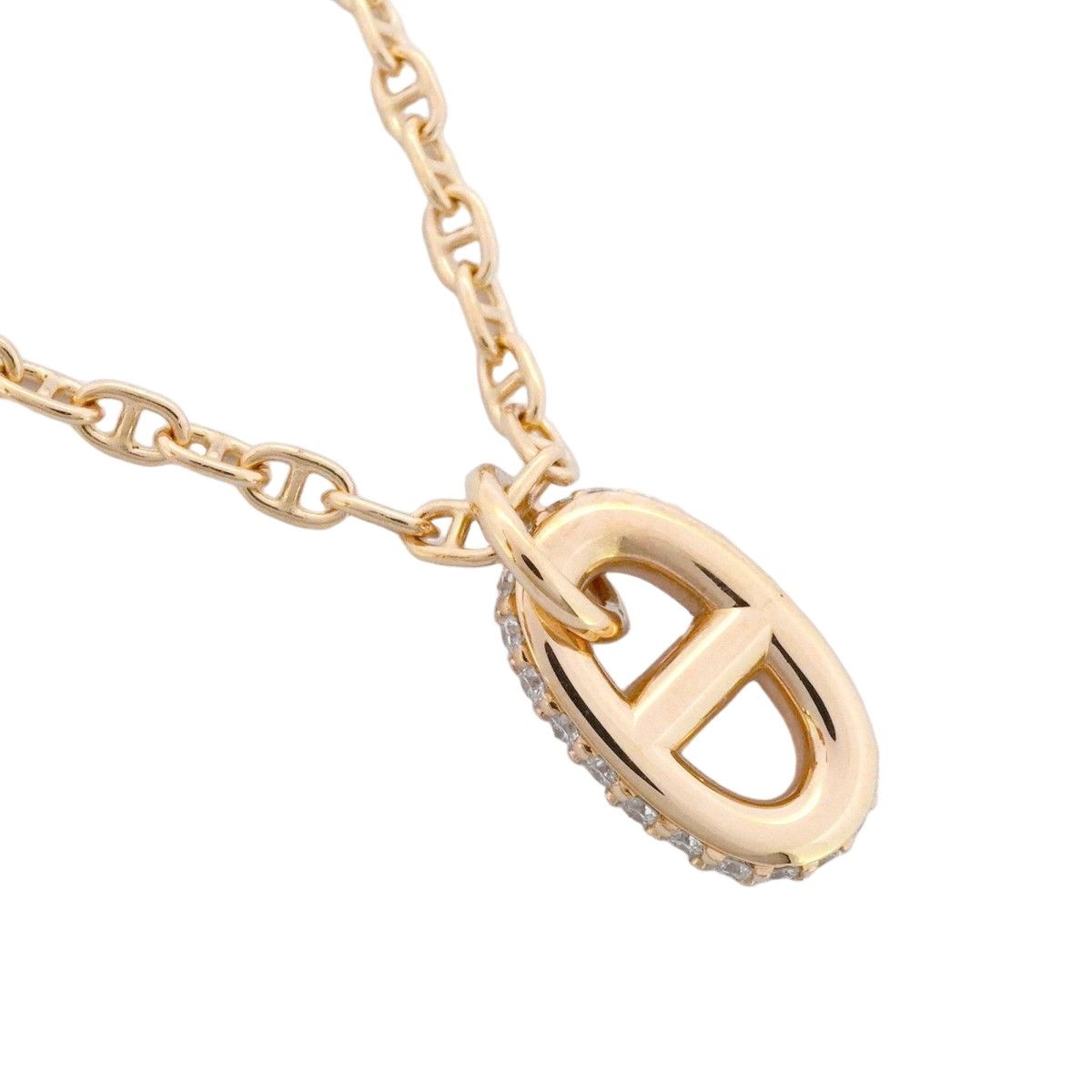 Hermes Necklace Farandole 18k Pink Gold Diamond — view 2