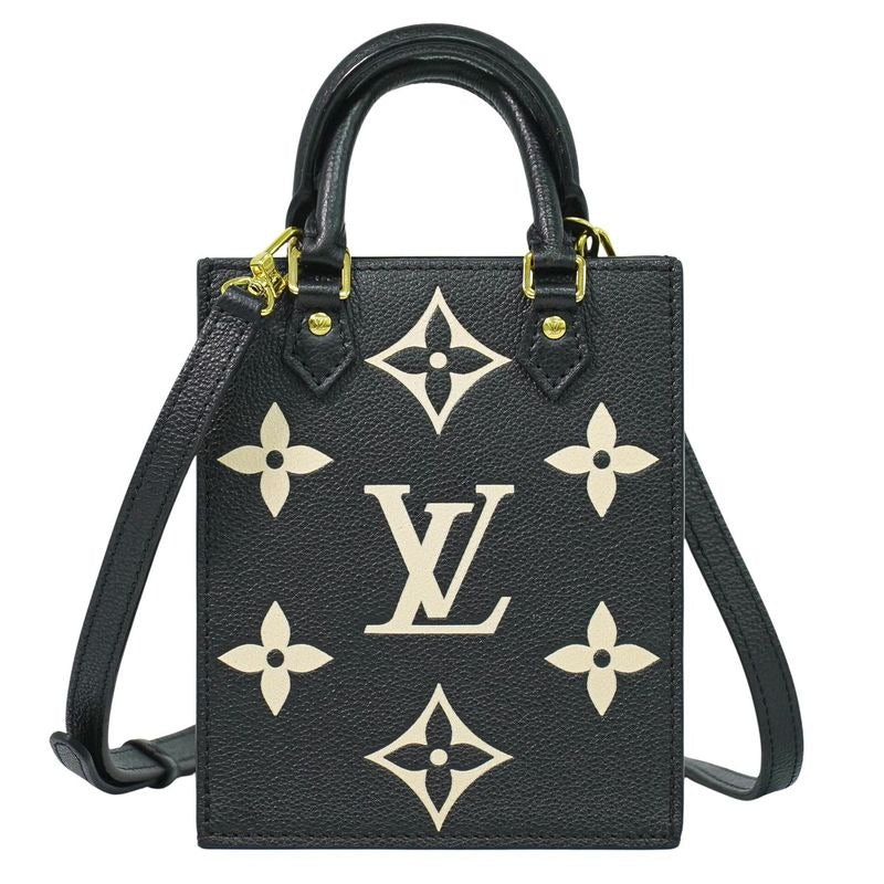 Louis Vuitton Petite Sac Plat Monogram Empreinte Leather 2-Way