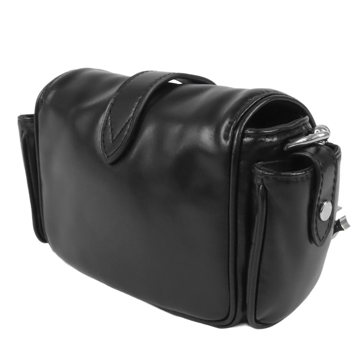 Louis Vuitton Cargo Wearable Wallet Black Calfskin Shoulder Bag — view 2