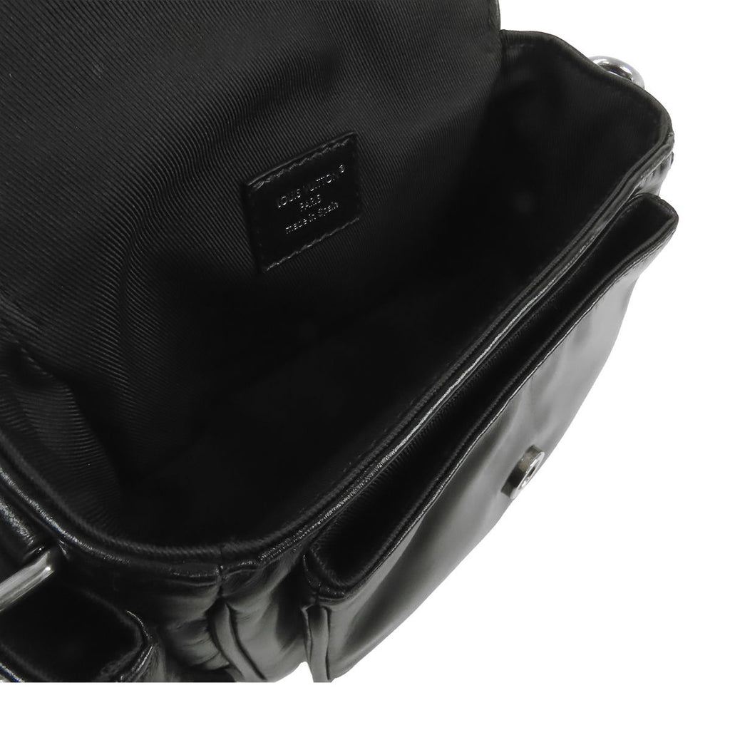 Louis Vuitton Cargo Wearable Wallet Black Calfskin Shoulder Bag — view 4