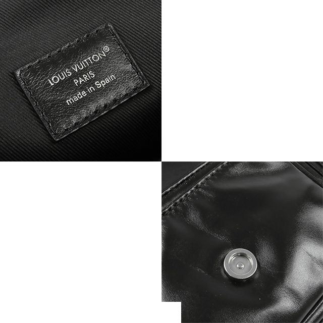 Louis Vuitton Cargo Wearable Wallet Black Calfskin Shoulder Bag — view 6
