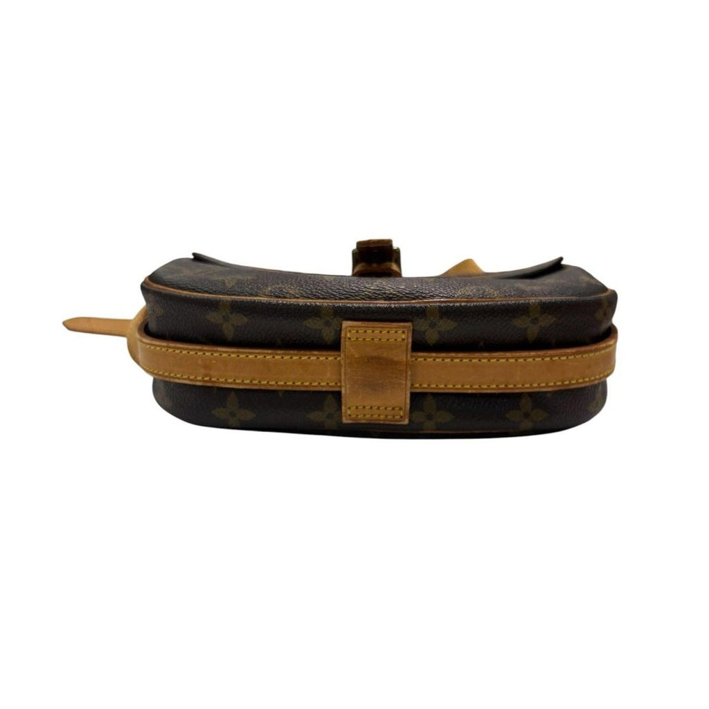 Louis Vuitton Monogram Johnfille Brown Gold Leather Shoulder Bag — view 4