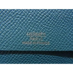 Hermes Handbook Cover Agenda Vision Blue Jean Vaux Epson Silver — view 5