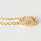 Fendi Necklace F Is Soft White Gold — view 4