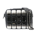 Chanel Quilted Camera Bag Chain Lambskin Plastic Black