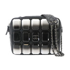 Chanel Quilted Camera Bag Chain Lambskin Plastic Black