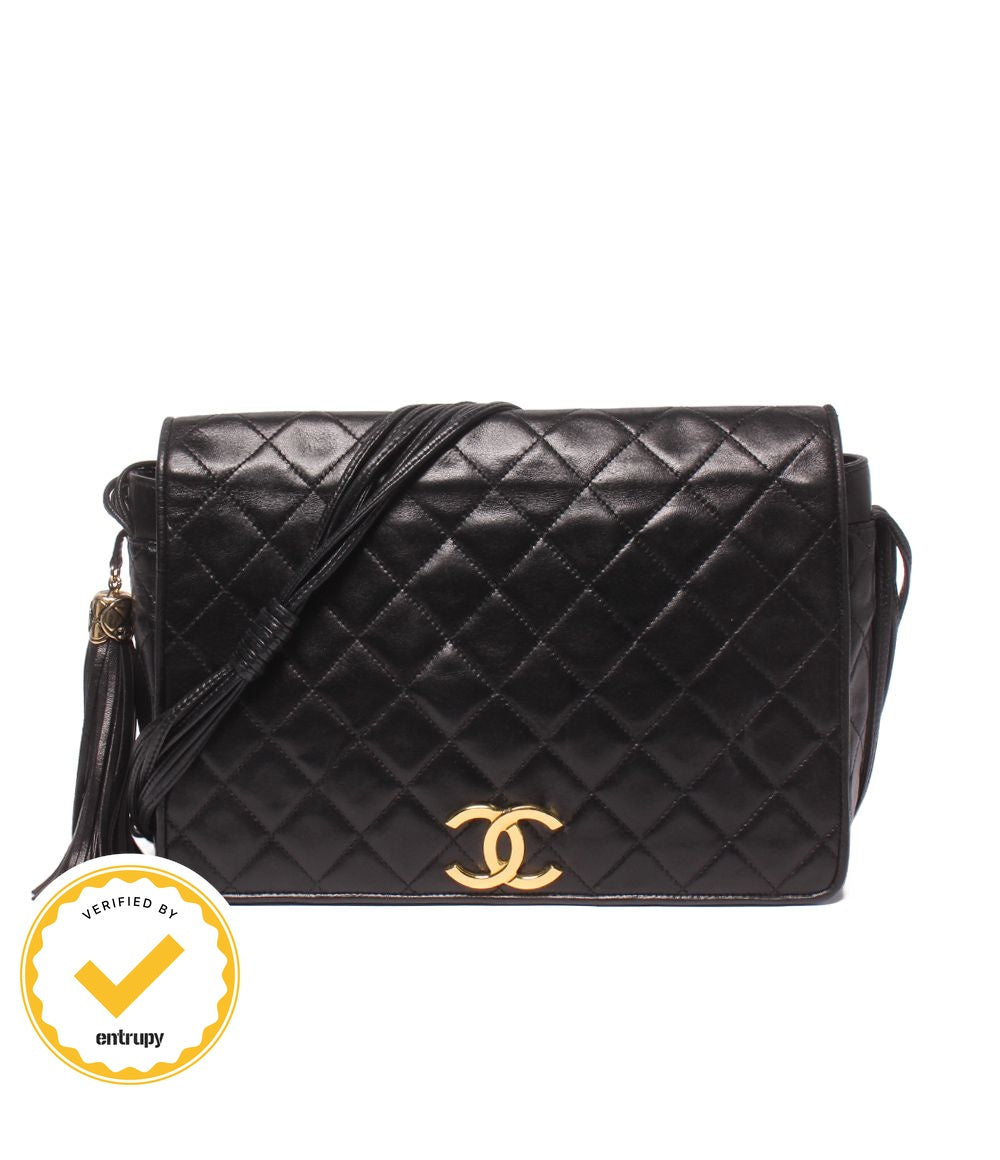 Chanel Shoulder Bag Crossbody Gold