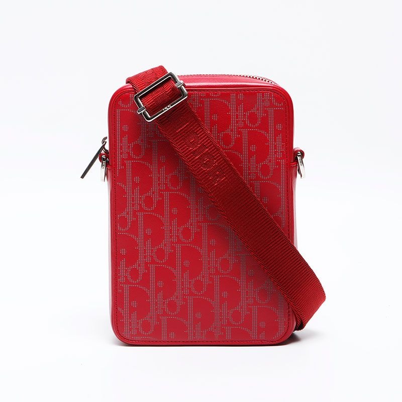 Dior Shoulder Bag Trotter Leather Oblique