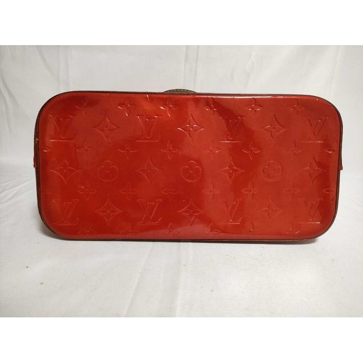 Louis Vuitton Handbag Houston Rouge Monogram Vernis Tote — view 6