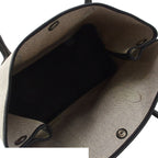 Hermes Garden Party PM Natural Black Silver Toile Buffalo Tote Bag — view 5