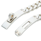 Hermes Kelly Grumet Silver Bracelet — view 5