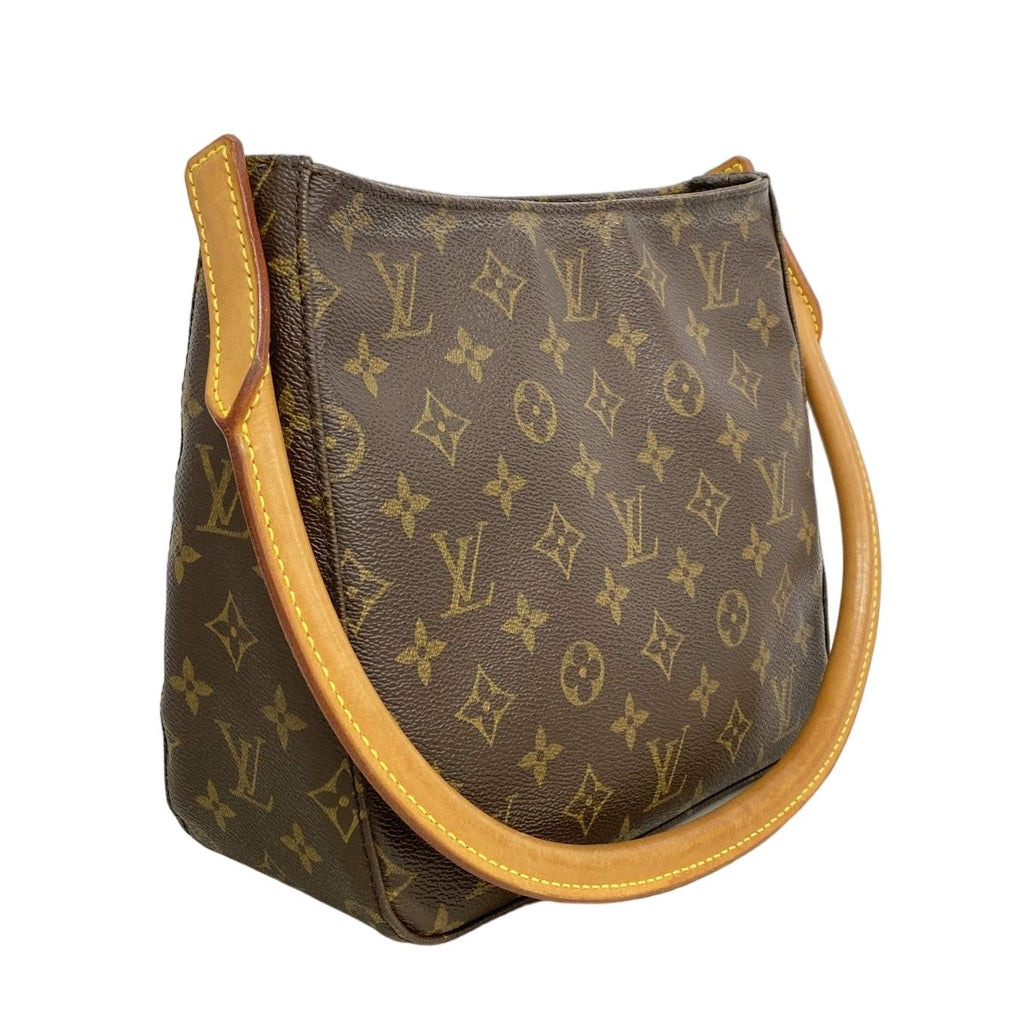 Louis Vuitton Shoulder Bag Monogram Looping MM Brown — view 2