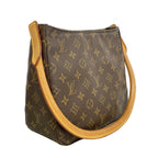 Louis Vuitton Shoulder Bag Monogram Looping MM Brown — view 2