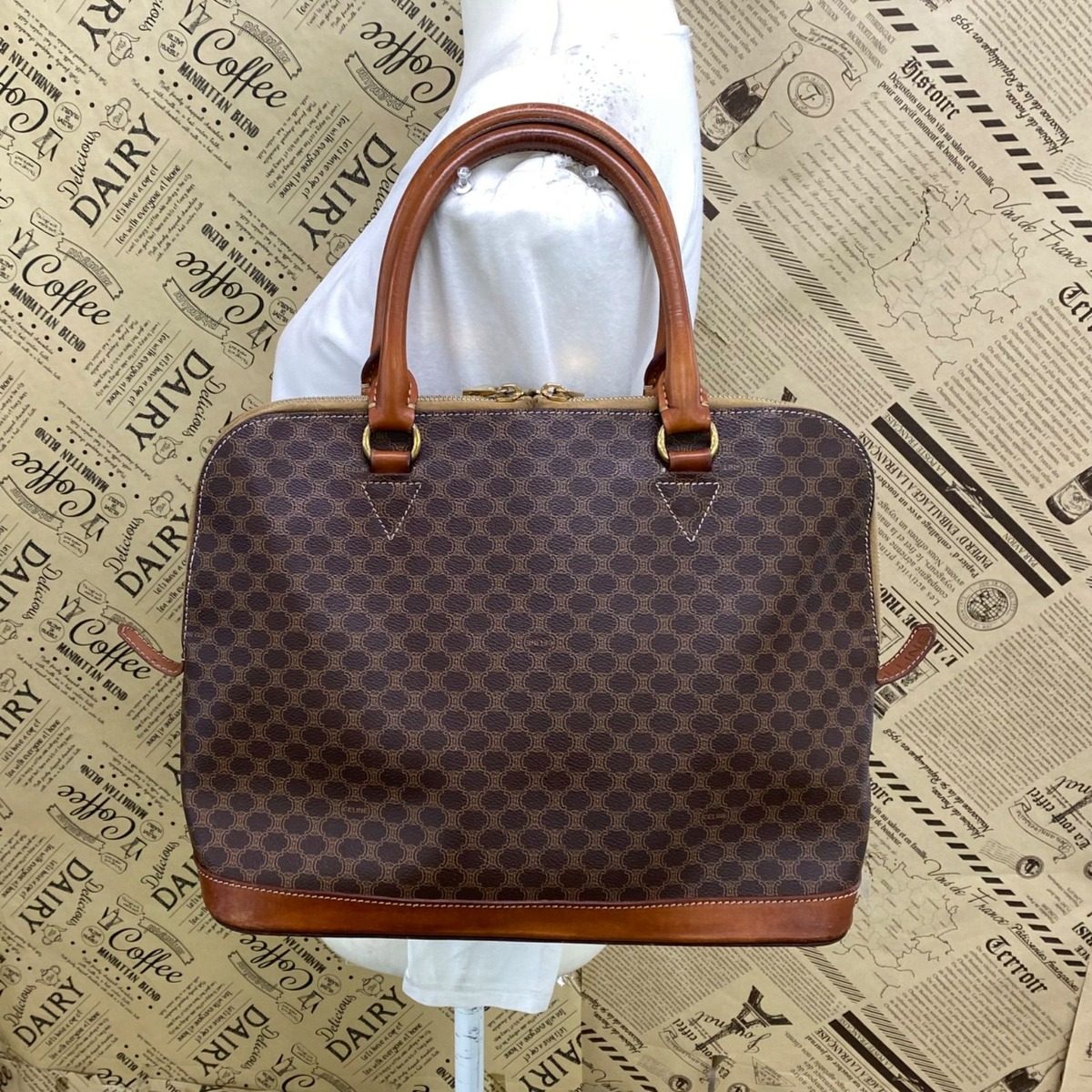 Celine Tote Macadam Mini Boston Travel Formal Business — view 2