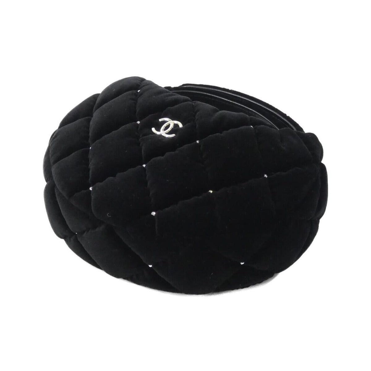 Chanel Pouch Velvet Black — view 3