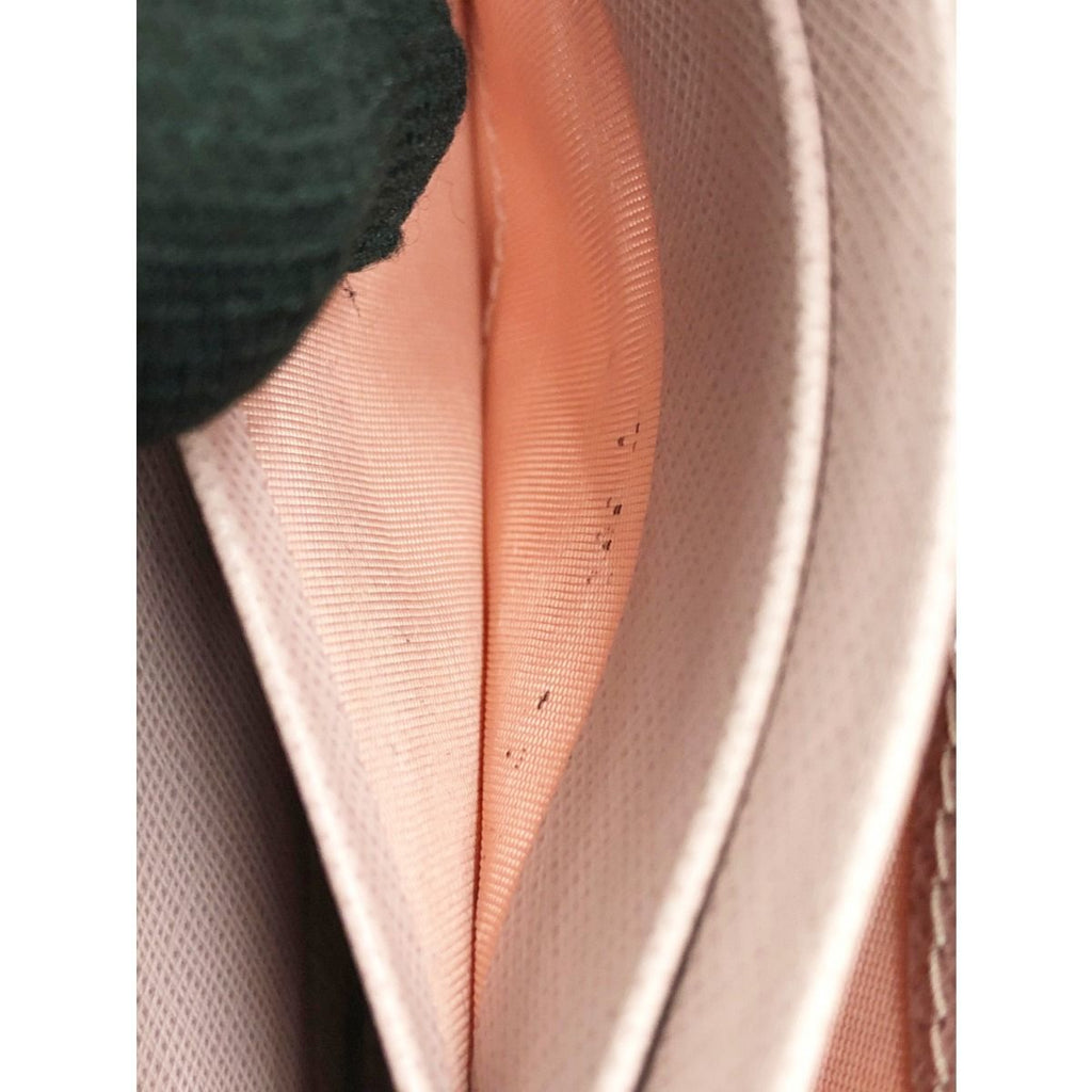 Prada Saffiano Ribbon Round Zipper Long Wallet 1 Ml506 ztm Pink — view 7