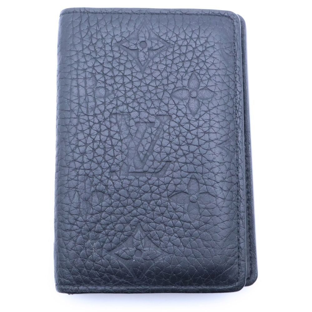 Louis Vuitton Organizer de Poche Monogram Taurillon Card Case Black