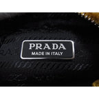 Prada Handbag Terry Mini 1 Ne515 Yellow Black Pile White — view 7